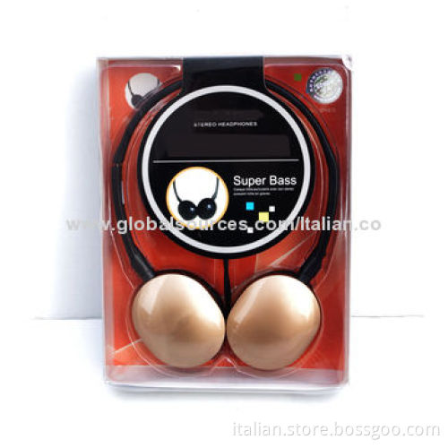 Customized Fashionable 3.5mm Stereo Headphones for Children, Colorful Design